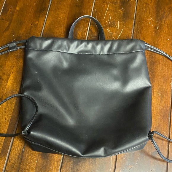 Dkny Bags Nwt Dkny Alex Backpack Drawstrings Tote Black Poshmark